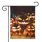 Jack-O'-Lantern Halloween Pumpkin Print House Flag