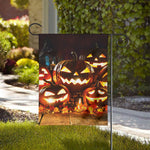 Jack-O'-Lantern Halloween Pumpkin Print House Flag
