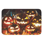 Jack-O'-Lantern Halloween Pumpkin Print Indoor Door Mat
