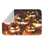 Jack-O'-Lantern Halloween Pumpkin Print Indoor Door Mat