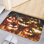Jack-O'-Lantern Halloween Pumpkin Print Indoor Door Mat
