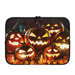 Jack-O'-Lantern Halloween Pumpkin Print Laptop Sleeve