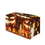 Jack-O'-Lantern Halloween Pumpkin Print Leather Tissue Box Cover