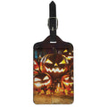 Jack-O'-Lantern Halloween Pumpkin Print Luggage Tag