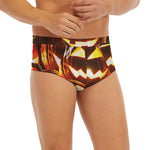 Jack-O'-Lantern Halloween Pumpkin Print Men's Briefs