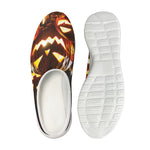Jack-O'-Lantern Halloween Pumpkin Print Mesh Casual Shoes
