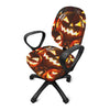 Jack-O'-Lantern Halloween Pumpkin Print Office Chair Cover