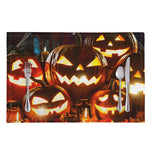 Jack-O'-Lantern Halloween Pumpkin Print Placemat