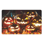 Jack-O'-Lantern Halloween Pumpkin Print Polyester Doormat