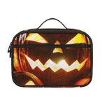 Jack-O'-Lantern Halloween Pumpkin Print Portable Lunch Bag