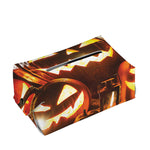 Jack-O'-Lantern Halloween Pumpkin Print Rectangle Tissue Box Cover
