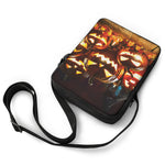 Jack-O'-Lantern Halloween Pumpkin Print Rectangular Crossbody Bag
