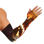 Jack-O'-Lantern Halloween Pumpkin Print Sun Protection Arm Sleeves