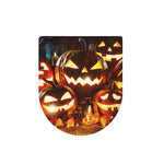 Jack-O'-Lantern Halloween Pumpkin Print Toilet Lid Cover
