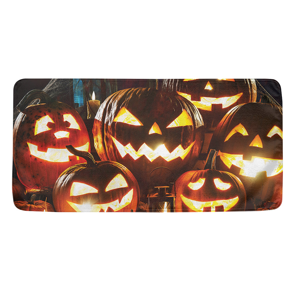 Jack-O'-Lantern Halloween Pumpkin Print Towel