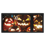 Jack-O'-Lantern Halloween Pumpkin Print Trifold Wallet