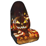 Jack-O'-Lantern Halloween Pumpkin Print Waterproof Car Seat Cover