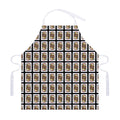 Jack Of Clubs Playing Card Pattern Print Adjustable Apron