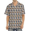 Jack Of Clubs Playing Card Pattern Print Aloha Shirt