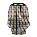 Jack Of Clubs Playing Card Pattern Print Baby Seat Cover