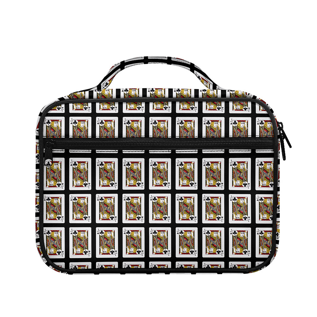 Jack Of Clubs Playing Card Pattern Print Briefcase Bible Bag