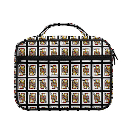 Jack Of Clubs Playing Card Pattern Print Briefcase Bible Bag