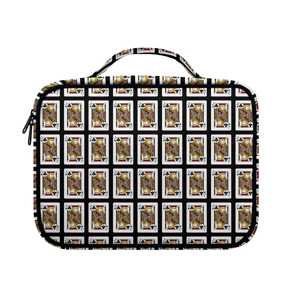 Jack Of Clubs Playing Card Pattern Print Briefcase Bible Bag