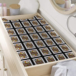 Jack Of Clubs Playing Card Pattern Print Changing Pad Cover