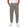Jack Of Clubs Playing Card Pattern Print Cotton Sweatpants