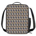 Jack Of Clubs Playing Card Pattern Print Crossbody Lunch Bag