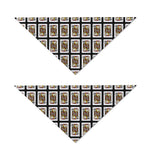 Jack Of Clubs Playing Card Pattern Print Dog Bandana