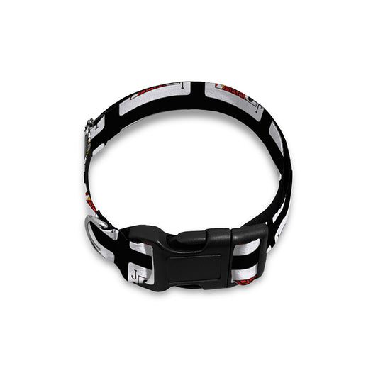 Jack Of Clubs Playing Card Pattern Print Dog Collar