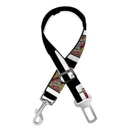 Jack Of Clubs Playing Card Pattern Print Dog Seat Belt