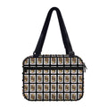 Jack Of Clubs Playing Card Pattern Print Double Strap Bible Bag