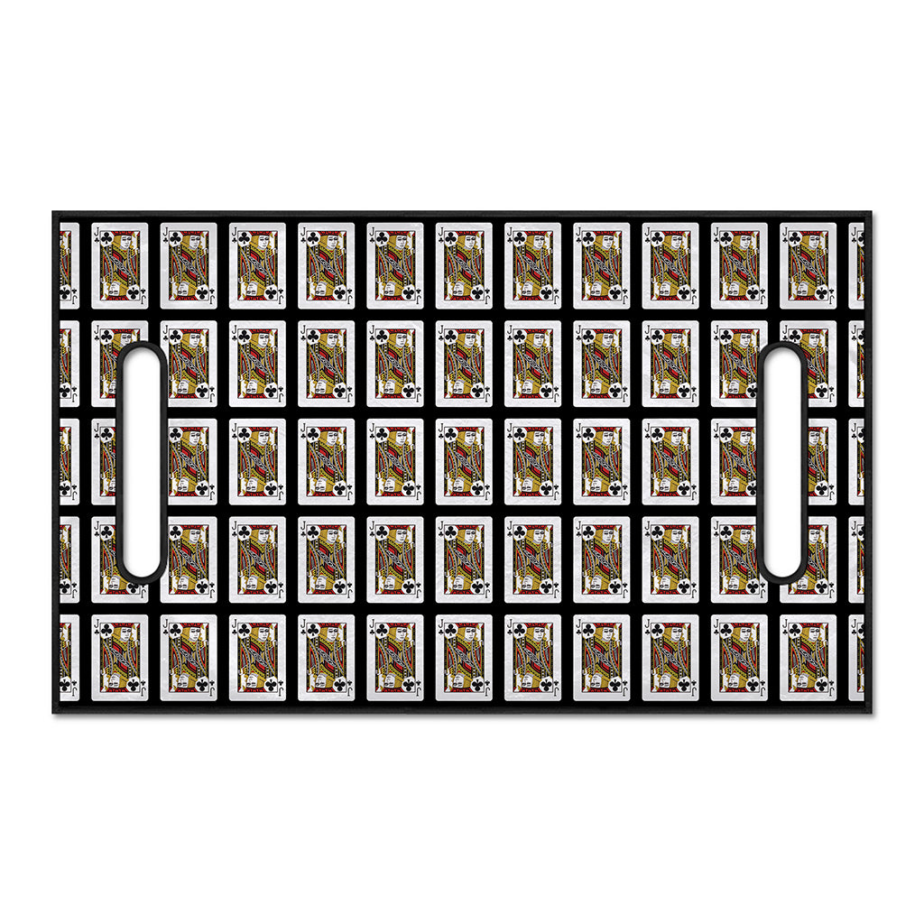 Jack Of Clubs Playing Card Pattern Print Golf Cart Seat Cover