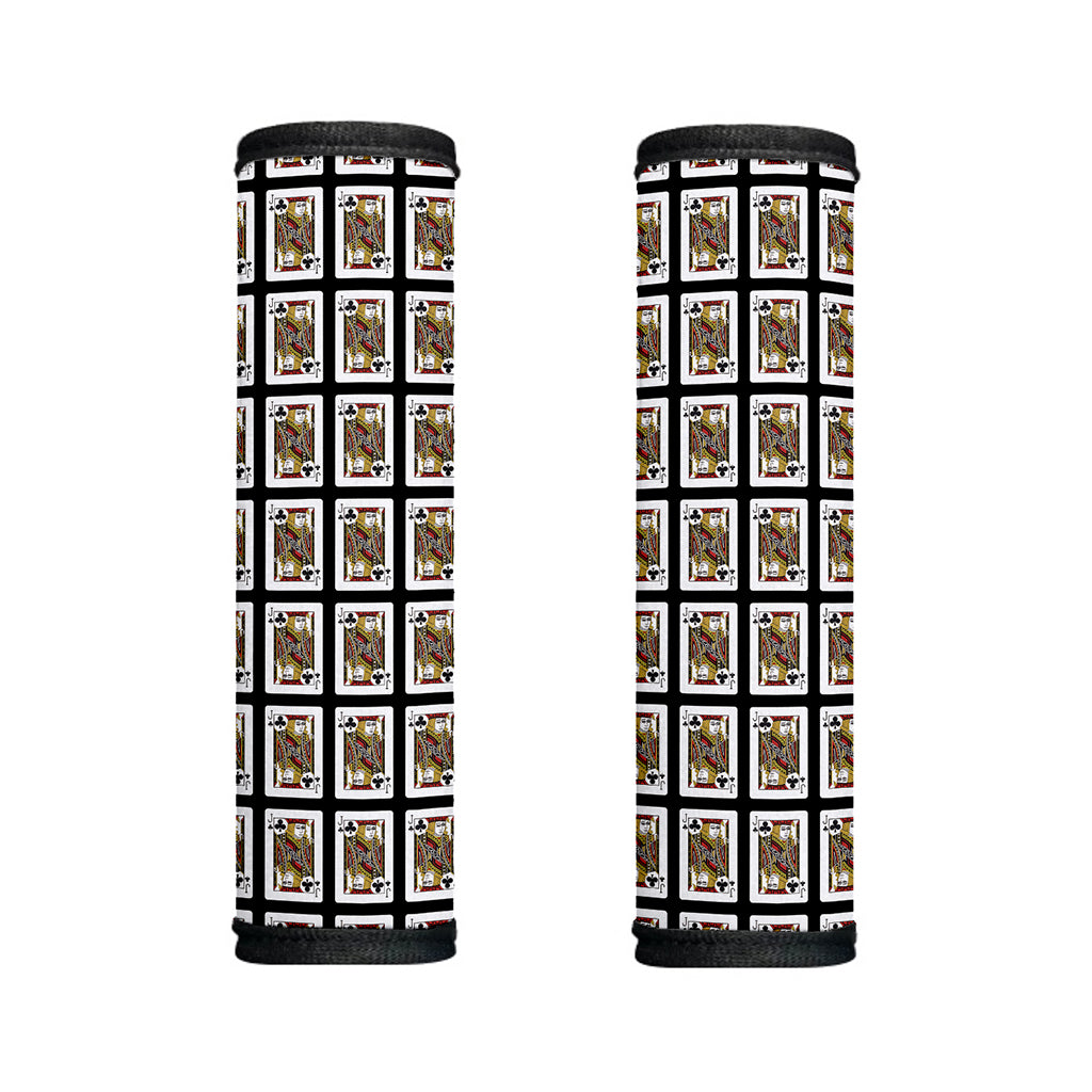 Jack Of Clubs Playing Card Pattern Print Handle Covers