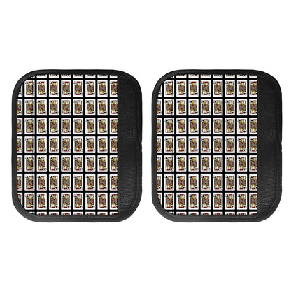 Jack Of Clubs Playing Card Pattern Print Handle Covers