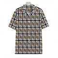 Jack Of Clubs Playing Card Pattern Print Hawaiian Shirt