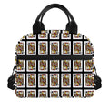 Jack Of Clubs Playing Card Pattern Print Insulated Lunch Bag