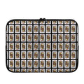 Jack Of Clubs Playing Card Pattern Print Laptop Sleeve