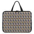 Jack Of Clubs Playing Card Pattern Print Laptop Sleeve With Handle