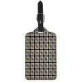 Jack Of Clubs Playing Card Pattern Print Luggage Tag