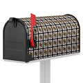 Jack Of Clubs Playing Card Pattern Print Mailbox Cover