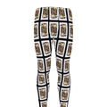 Jack Of Clubs Playing Card Pattern Print Men's Leggings