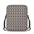 Jack Of Clubs Playing Card Pattern Print Rectangular Crossbody Bag