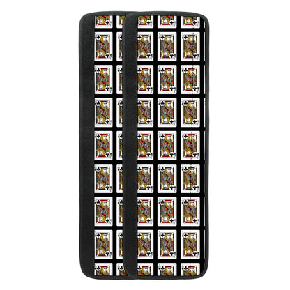 Jack Of Clubs Playing Card Pattern Print Refrigerator Handle Covers