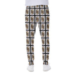 Jack Of Clubs Playing Card Pattern Print Scuba Joggers