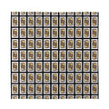 Jack Of Clubs Playing Card Pattern Print Silk Bandana