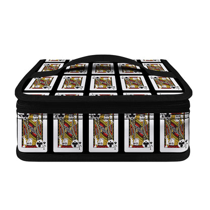 Jack Of Clubs Playing Card Pattern Print Small Lunch Bag