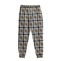 Jack Of Clubs Playing Card Pattern Print Sweatpants